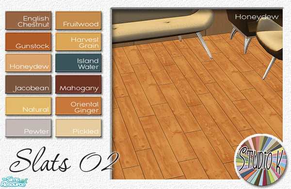 Sims 2 — Studio K Wood Slats 02_Set 02 by StudioKhagerks — 