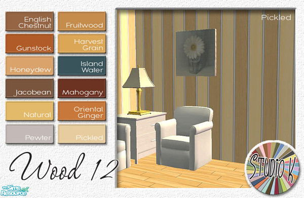 Sims 2 — Studio K Wood 12_Set 02 by StudioKhagerks — 