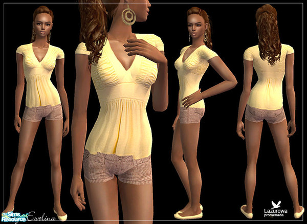 Sims 2 — Summer Outfit II by Ewelina_ — Summer Outfit II Maxis Recolour. I Hope like it ;)