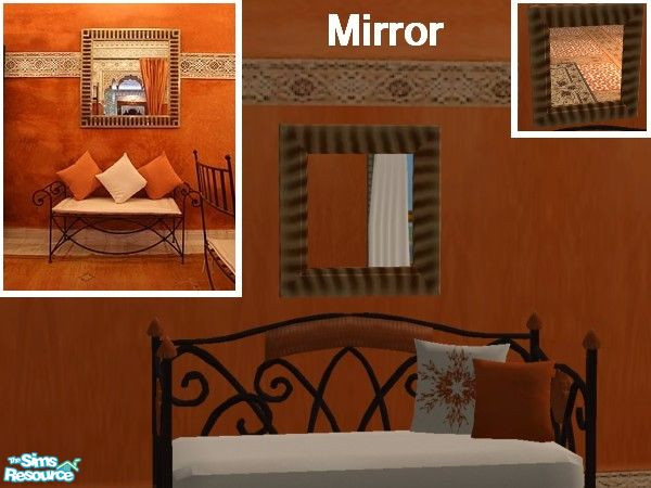 Sims 2 — Alternative Reality Set - Mirror by kibanahnah — Just because i loved that little nook i wanted to reproduce it
