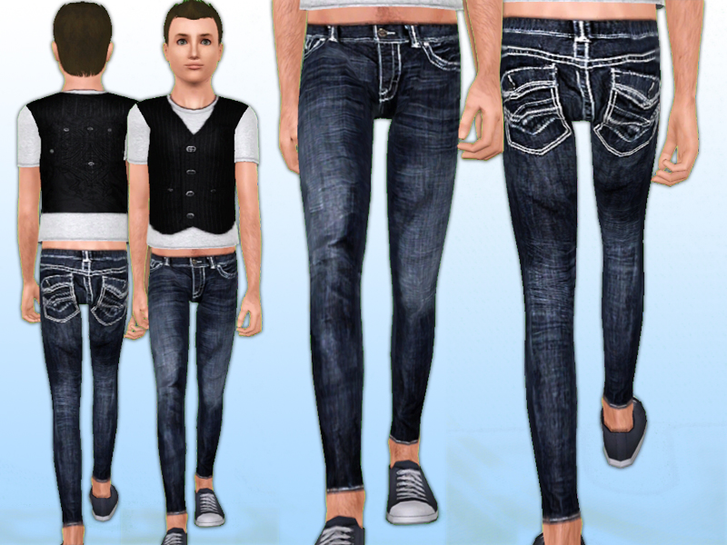 The Sims Resource - Sexy Back Jean