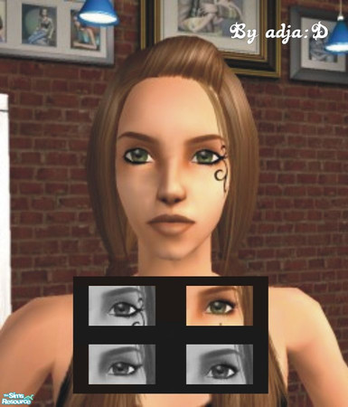 Sims 2 — New Line! - Eyeliner - 1 by adjaD — ...