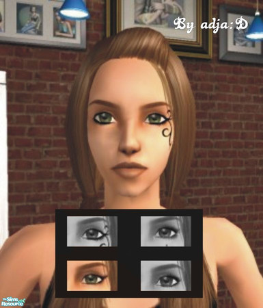 Sims 2 — New Line! - Eyeliner - 2 by adjaD — ...