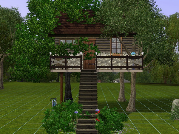 Sims 3 — Kobana Tree House by Dan_Thao — Hi! Finally i upload my first house ^^ This is a simple, open-plan & cozy
