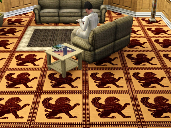 Sims 3 — Flying Lion - Wood Pattern by allison731 — By allison731 www.thesimsresource.com Wood pattern with lion. I hope