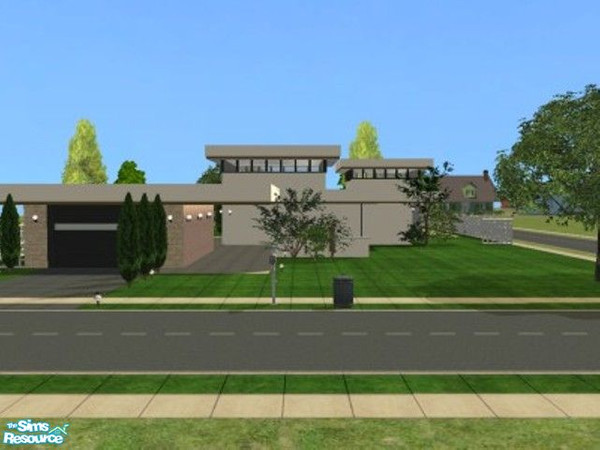 Sims 2 — Lakeview 64-169 by Djeranotjuh — This is a Modern Ranch House. Let me know what you think about it. It was