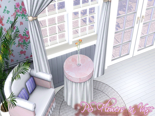 Sims 3 — PS Flowers in Vase by TSR Archive — By Pralinesims -EA Recolour!