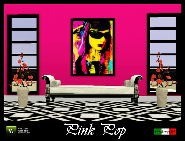 Sims 3 — Pink Pop by italiangirl629 — And Another Bright and Colorful Girly Painting -- Enjoy!! :)