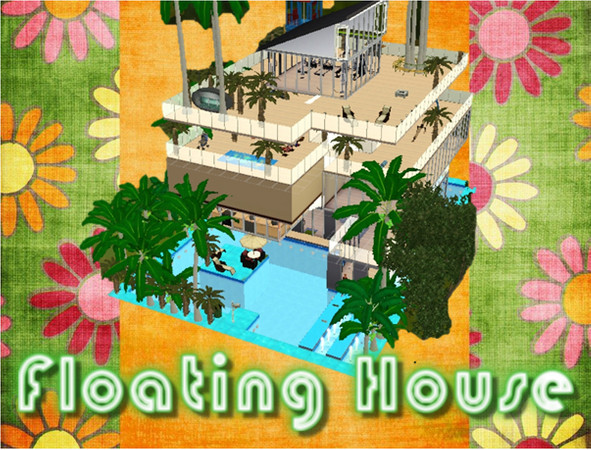 Sims 3 — Floating House by SilverMist_Sparkle — If you want to experience something new then download the floating house,