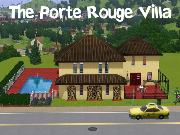 Sims 3 — The Porte Rouge Villa by frisbud — Part of my Sims1 conversion series. The Porte Rouge Villa was added with the