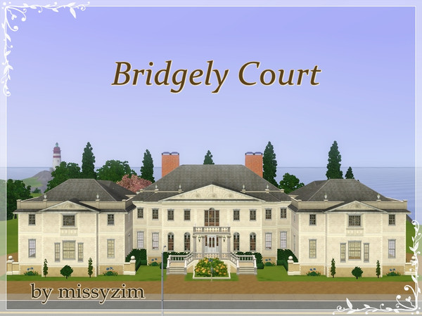 Sims 3 — Bridgely Court by missyzim — Palladian style comtemporary mansion. Fully furnished and decorated. First floor