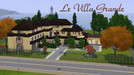 Sims 3 — La Villa Grande  [Unfurnished] by XxGabiSimsxX2 — 6br, 7ba ,Two pools, a trellis, outdoor patio on 2nd level,