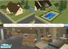 Sims 2 — 4, Ocean Drive by carrienolde2 — Little Countryside Cottage suitable for single sims, couples, or a family of 3.