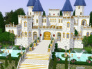 Sims 3 — Golden white Castle by natelilit — Golden white Castle for your Royal Simmies.Fully furnished and decorated! 5