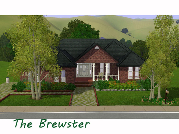 Sims 3 — The Brewster by Degera — Classic style! The Brewster features three bedrooms, three bathrooms, living room,