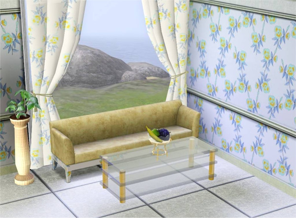 Sims 3 — marcorse_yellow pinks pattern by marcorse — These little pinks aren't pink at all . . they're yellow, in a