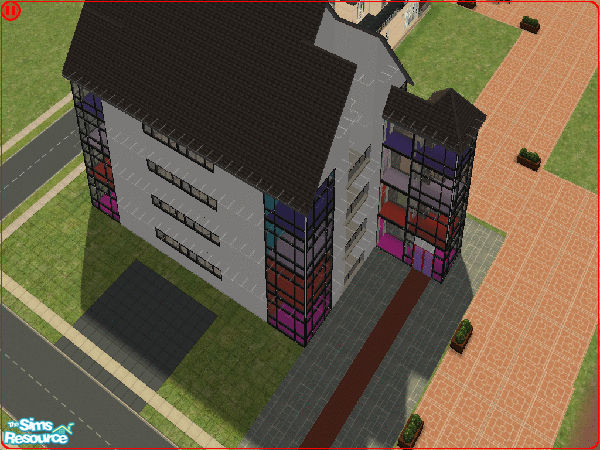 Sims 2 — Cole Lofts by Hanaharu672 — Cole Lofts has eight apartment units on four floors (two per floor). there is