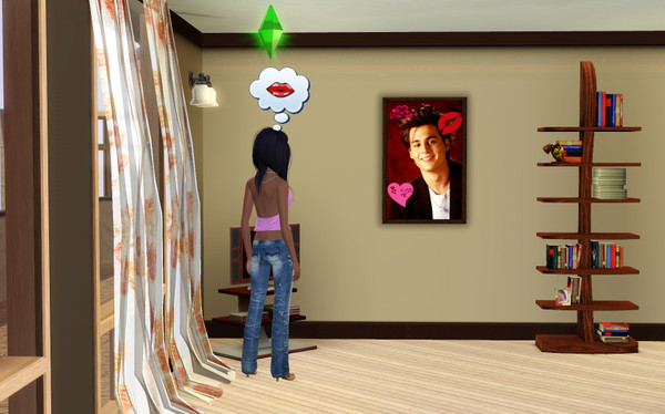 Sims 3 — Painting poster D.Depp by Black__Pearl — Painting poster D.Depp John Christopher