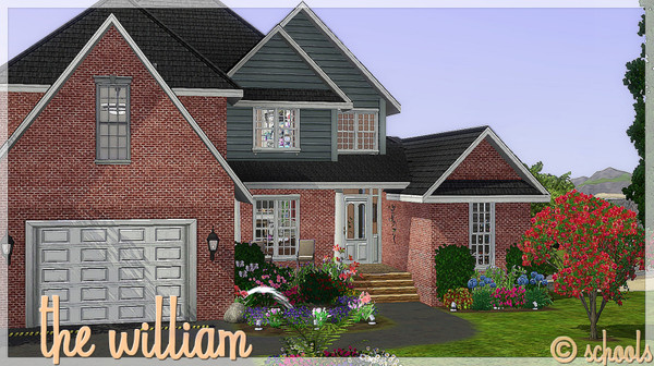 Sims 3 — The William by schools2 — This home was quite difficult, but turned out amazing! Better then I imagined!:) It is