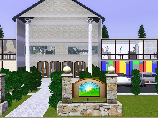 Sims 3 — Garden Valley Mall by Izziebelle — This mall has everything! A toy store, bistro, video game store, clothing