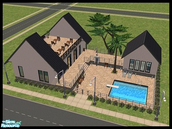 Sims 2 — Small Summer Tour by ricarpin762 — this is a small recreational club summer, where you can find a large living