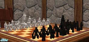 Sims 2 — Default Replacement Chess Pieces by TheNinthWave — These are high detail chess pieces a great alternative to the