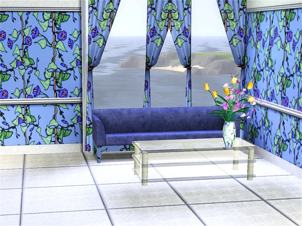 Sims 3 — marcorse_periwinkle pattern by marcorse — More vines - this time the climbing periwinkle with it's inimitable