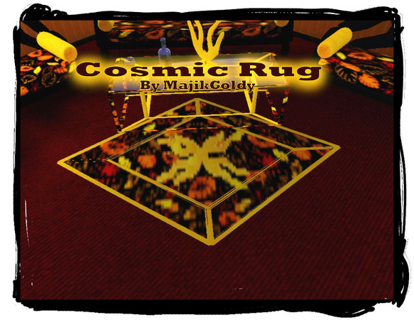 Sims 3 — MajikGoldys Cosmic Rug  by MajikGoldy — MajikGoldys Cosmic Rug The Rug is shaped diamond and is fashioned with