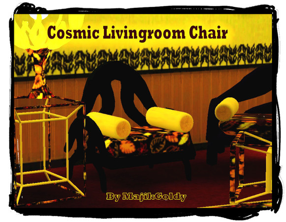 Sims 3 — MajikGoldys Cosmic Livingroom Chair by MajikGoldy — MajikGoldys Cosmic Livingroom Chair Fashioned with The