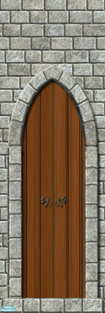 Sims 2 — Cormatain Stone Wall #6 by estatica — Part of a set, this ancient medieval wall is still in perfect condition,