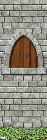 Sims 2 — Cormatain Stone Wall #4 by estatica — Part of a set, this ancient medieval wall is still in perfect condition,
