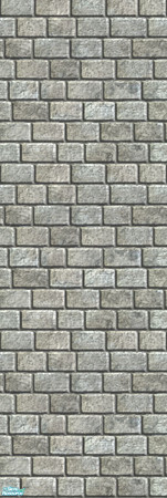 Sims 2 — Cormatain Stone Wall #1 by estatica — Part of a set, this ancient medieval wall is still in perfect condition,