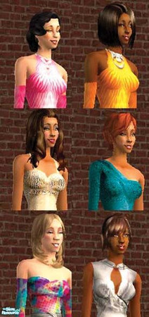 Sims 2 — Scorchwear Dresses Pt.II by LillyKP — Six more lvoely dresses for your cury sims to show off in. All dresses are