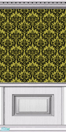 Sims 2 — Damask Gold by Halfcreek — created by Halfcreek
