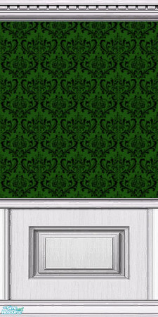 Sims 2 — Damask Green by Halfcreek — created by Halfcreek