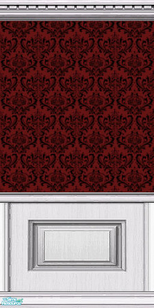 Sims 2 — Damask Red by Halfcreek — created by Halfcreek