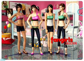 Sims 2 — Fan Girls [ C o l l e c t i o n ] by doumeki — A differents shoes for your girls