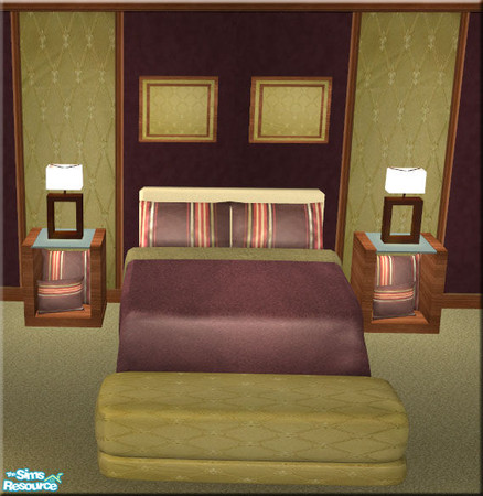 Sims 2 — Noosa Bedroom Recolor Set 1 by nikisatez05 — A recolor of my Noosa Bedroom Mesh Set. Be sure to download meshes