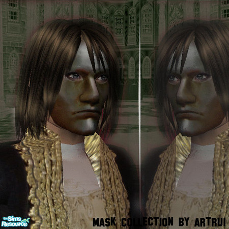 Sims 2 — Mask of iron by artrui — Everyone knows about the story of \"the man in the iron mask\". With such a