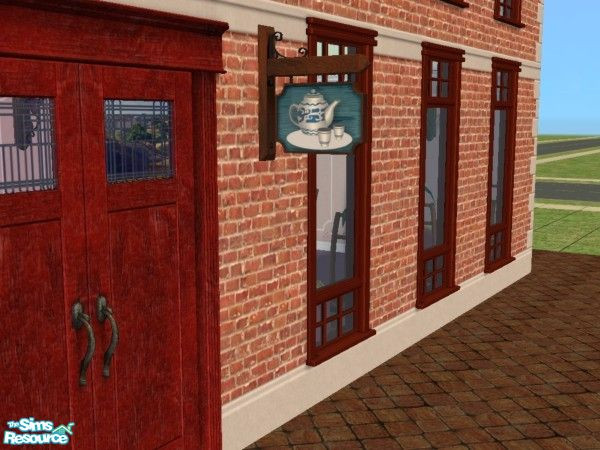 Sims 2 — Retaurant Sign Set 2 - Tea House by schweighsr — Tired of eating at the same old places? An all new Teahouse