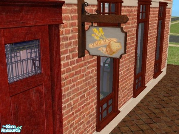 The Sims Resource | Floor Sign Set 2 - Bakery