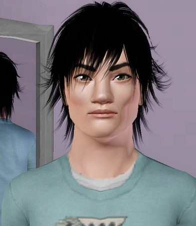 Sims 3 — Hiromi Nakajima by jennifer31 — Older brother of hikari nakajima (Traits) Family Oriented Genius Great Kisser
