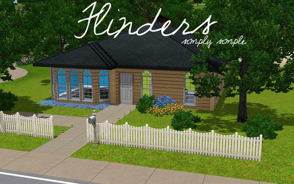 Sims 3 — Flinders House by deontai — This small house has been converted into a small family home. Fit for roughly four