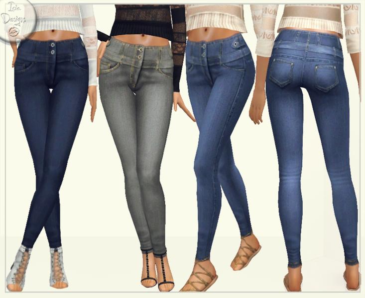 Icia23's ~High waisted skiny jeans~
