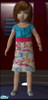 Sims 2 — Floral Dress for Toddlers:) by NutellaLoverrr — Hey,everyone. This is a floral dress that i made for sims 2