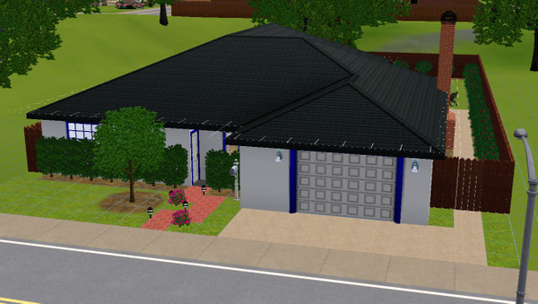 Sims 3 — My House by deerwalker2 — The current house I live in ... though I left out most of the decor.