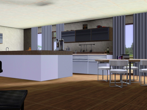 Sims 3 — White Revelation by int19822 — This is a modern residential space and a warm house full of furniture I am very