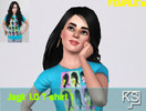 Sims 3 — JAGK 1.0 T-Shirt 1 for female by KahlilResource — this colorful t-shirt it's comfortable your girls too.