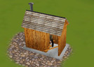 Sims 3 — Outside Toilet V2 by leroy1572 — Place the Outside Community Toilet on any lot in buy mode for the Sims to use