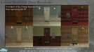 Sims 2 — Unique Separator Recolours by MsBarrows — Six recolours of the Unique Separator Door from Apartment Life EP, to